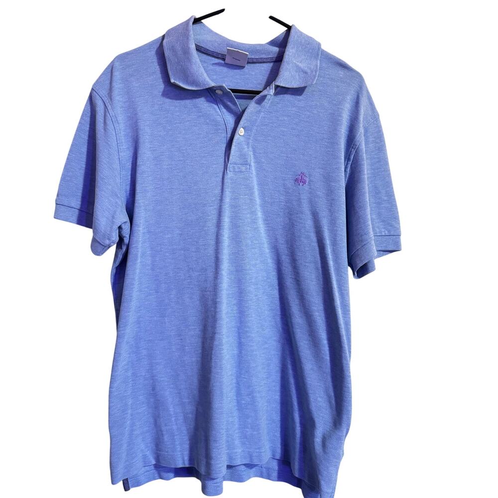 Brooks Brothers Light Blue/periwinkle Polo Sz L Slim Fit